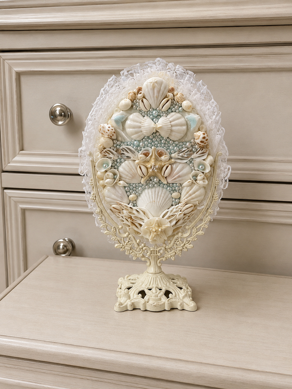 Shell Garden Vanity Mirror