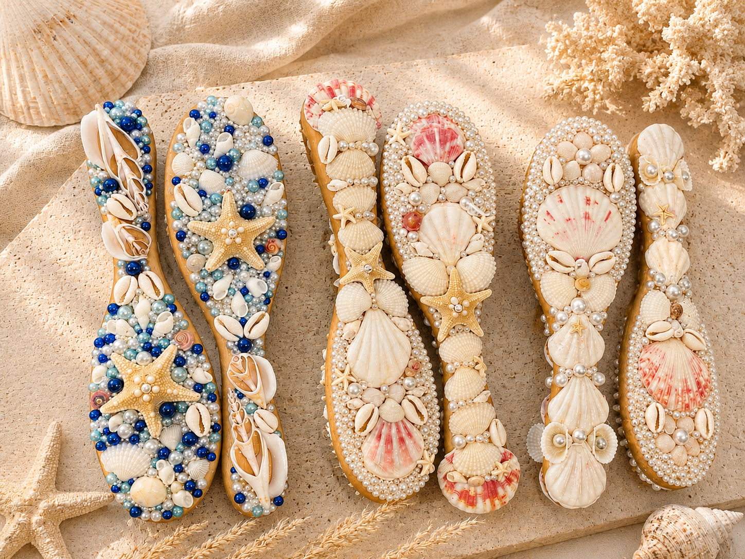 Ocean Blossom Brush- 8.6"