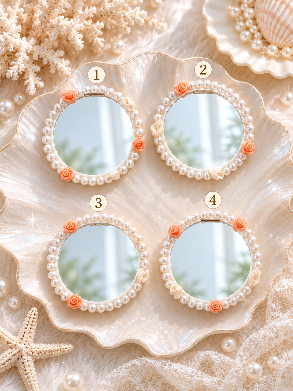 Coral Pearl Compact-2.3"