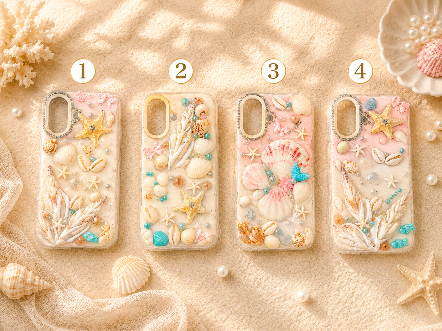 Phone 17 seashell cases - Pink