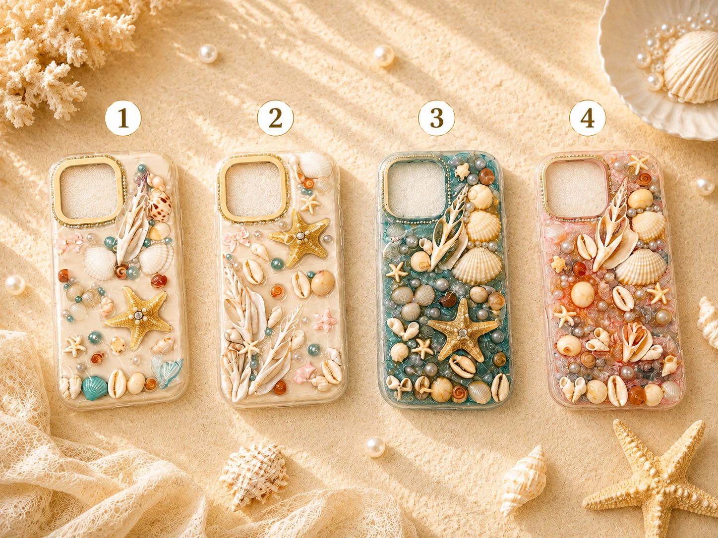 Phone 16 Promax seashell cases - Clear