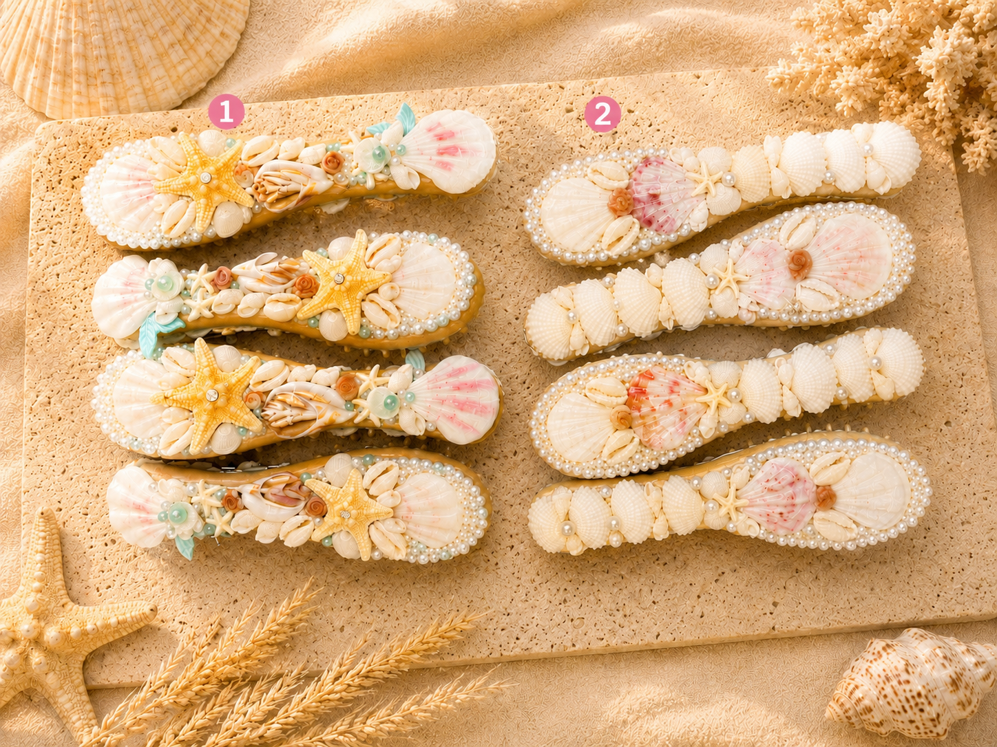 Ocean Blossom Brush-6.3"